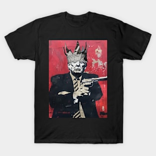 Donald Trump: King Trump on a Dark Background T-Shirt